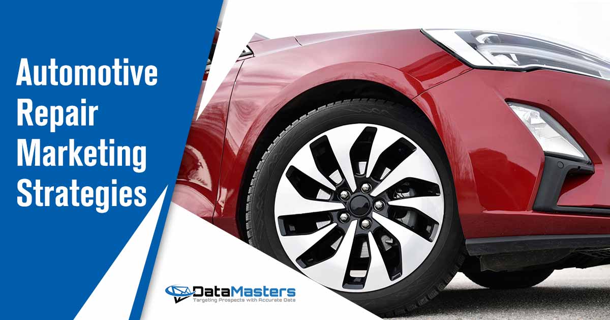 Image of the front right corner a red car fender and tire. Running an automotive repair business is tough, especially when it comes to marketing. Traditional marketing strategies are often ineffective, expensive, and time-consuming. Your competitors are using cutting-edge marketing techniques to attract customers and gain a competitive edge. Meanwhile, you're struggling to stand out in a crowded market and reach your target audience. Introducing Datamasters, the experts in automotive repair marketing strategies. We understand the unique challenges of your industry and have developed proven methods to drive more customers through your doors. With our data-driven approach, we analyze customer behavior, market trends, and competitor insights to create tailored marketing strategies that deliver results. From digital advertising and social media campaigns to targeted email marketing and customer loyalty programs, we've got you covered. Don't let outdated marketing tactics hold your business back. Trust Datamasters to revolutionize your automotive repair marketing strategy and watch your customer base grow.