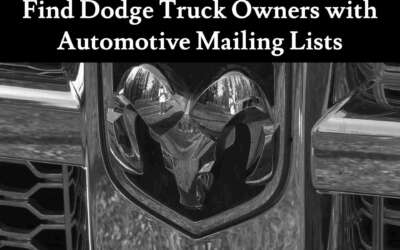 Find Dodge Truck Owners with Automotive Mailing Lists
