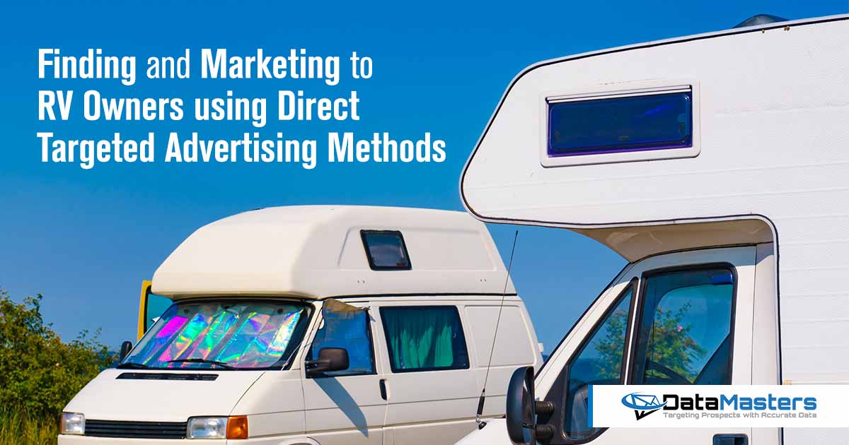 Image of Caravan and campervan camping on nature in summer. Reaching and effectively marketing to a specific target audience can be a challenge for businesses. Traditional advertising methods often lead to wasted resources and ineffective results. Imagine spending countless hours and dollars on advertising campaigns that fail to connect with your ideal customers. Your message gets lost in the noise, and your chances of success dwindle with each missed opportunity. Datamasters is here to revolutionize your marketing strategy. Our advanced technology allows us to identify and target RV owners, ensuring that your advertising efforts reach the right audience. With our direct targeted advertising methods, you can finally connect with RV owners who are actively seeking products or services like yours. No more wasted resources or missed opportunities. Let Datamasters help you unlock the potential of this niche market, and watch as your business grows exponentially through effective and efficient marketing strategies.