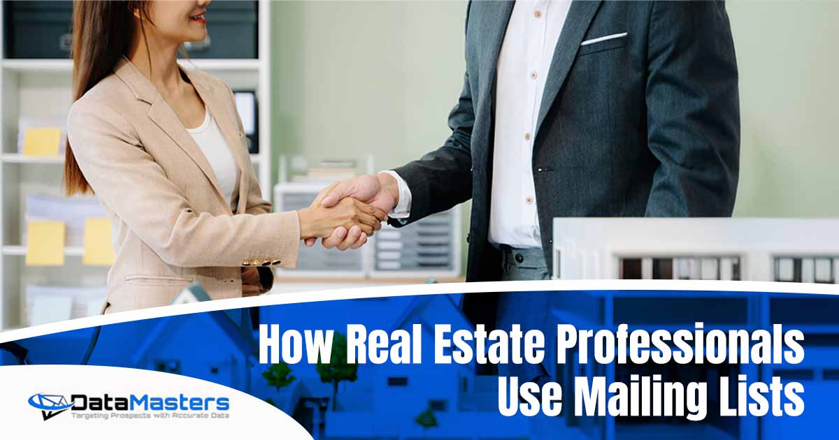 Modern office meeting of architects, designers, and developers, featuring DataMasters and highlighting How Real Estate Professionals Use Mailing Lists, ensuring it aligns with the page's context.