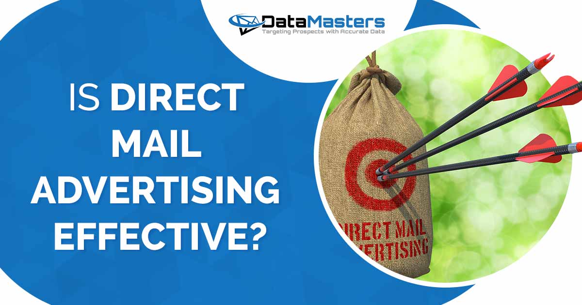 Direct Mail Advertising illustration with arrows hitting a red target, featuring DataMasters. This image emphasizes the effectiveness of Direct Mail Advertising, capturing the precision and impact of targeted marketing strategies. Aligned with the page's context, it prompts consideration and exploration of the question: Is Direct Mail Advertising Effective?
