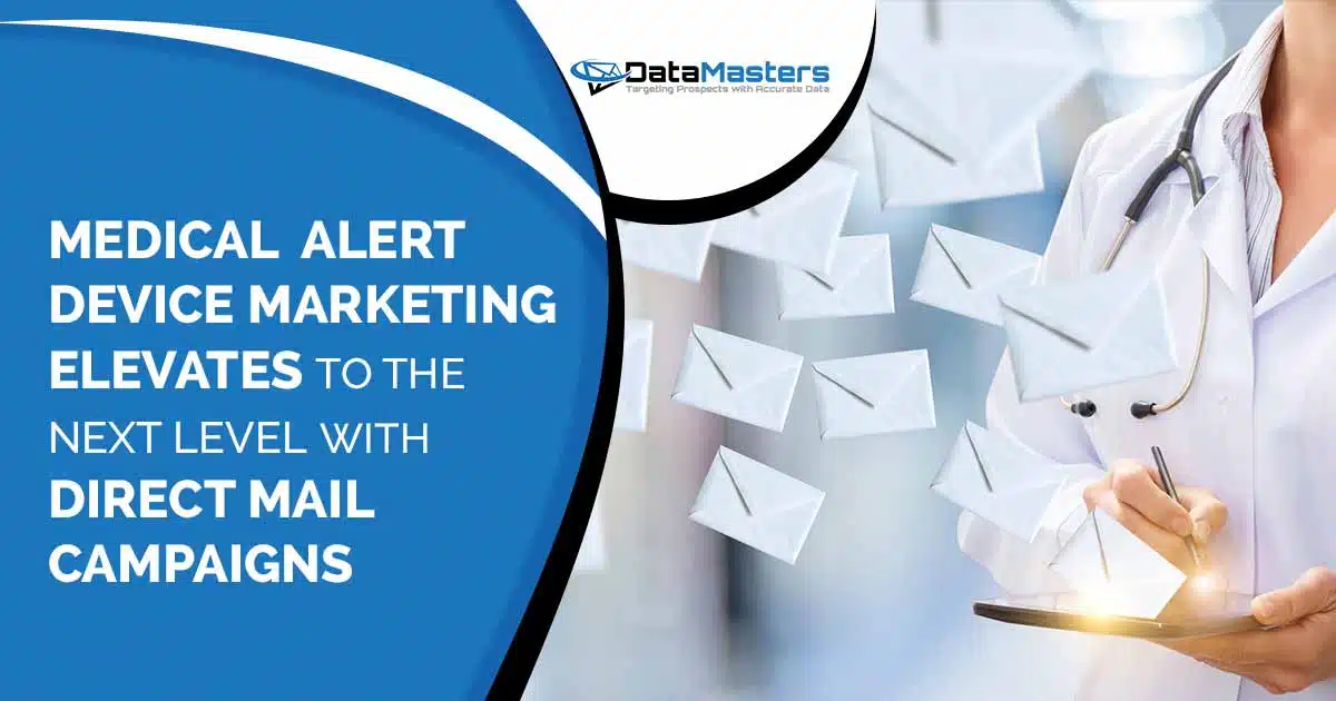 Doctor sending email with DataMasters, showcasing how Medical Alert Device Marketing reaches new heights through impactful Direct Mail Campaigns, aligning seamlessly with the page's context.