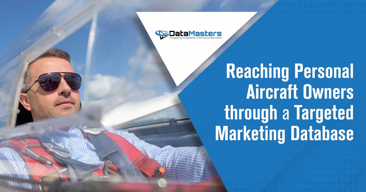 Image of Monitoring the area from above. Reaching personal aircraft owners for targeted marketing can be a daunting task. Traditional methods of finding and connecting with this niche audience are time-consuming and inefficient. Imagine the missed opportunities and lost revenue by not being able to effectively engage with personal aircraft owners. Your marketing efforts are falling short, and your competitors are gaining an edge by reaching this lucrative market. Datamasters is the solution you need to connect with personal aircraft owners effortlessly. Our targeted marketing database is specifically designed to help businesses like yours reach this exclusive audience. With accurate and up-to-date contact details, you can quickly and efficiently connect with personal aircraft owners, ensuring that your message is heard by the right people at the right time. Don't miss out on this golden opportunity – leverage Datamasters today and soar above your competition!