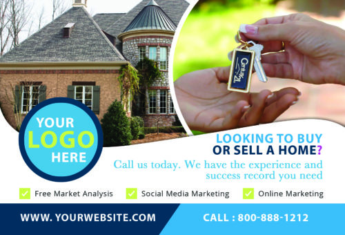 Real Estate Postcard Template