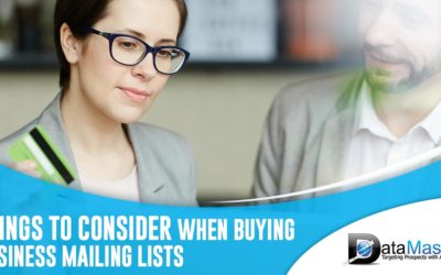 Things to Consider When Buying Business Mailing Lists