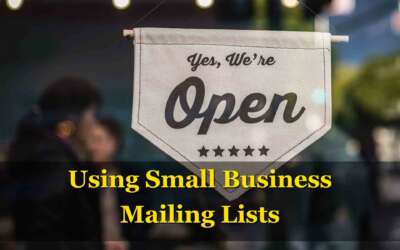 Using Small Business Mailing Lists to Grow Your Company