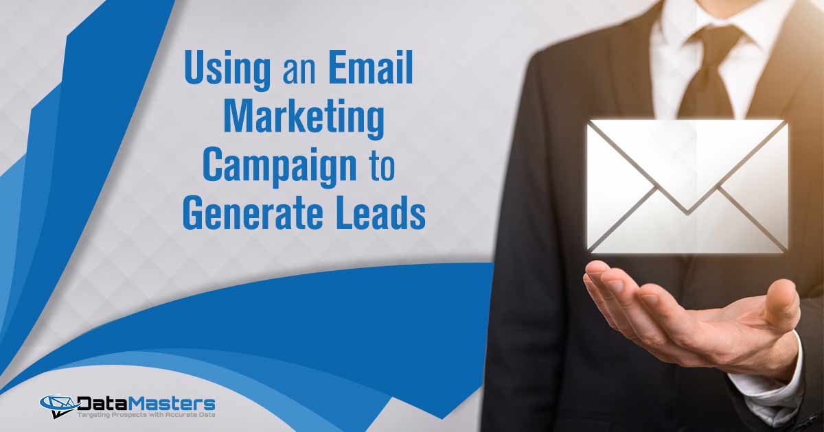 Using an Email Image of an email and user icon, signifying marketing or newsletter concepts, featuring DataMasters. This visual highlights the significance of Using an Email Marketing Campaign to Generate Leads. Aligned with the page's context, it underscores the role of DataMasters in leveraging effective email marketing strategies for lead generation and business growth.