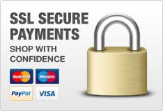 An image of a padlock indicating that the website is capable of accepting payments securely.