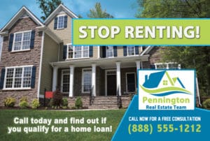Real Estate Postcard